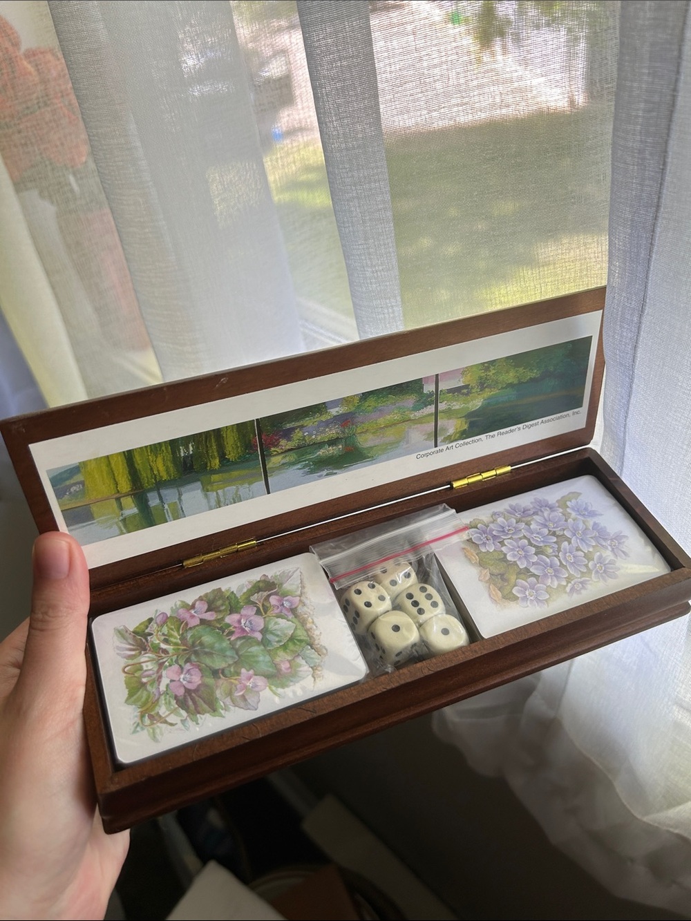Vintage Card and Dice Set